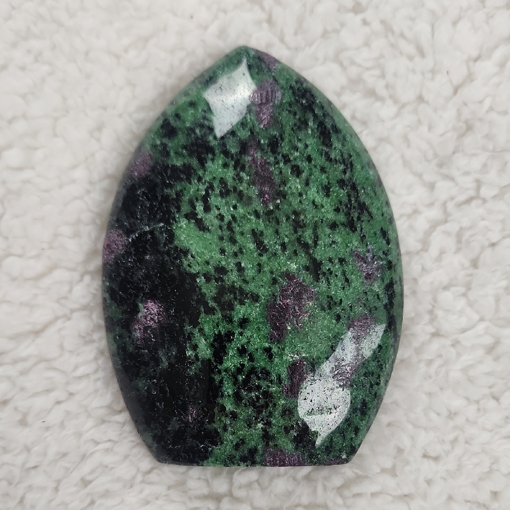 Ruby Zoisite Stone Flame Tower Crystal